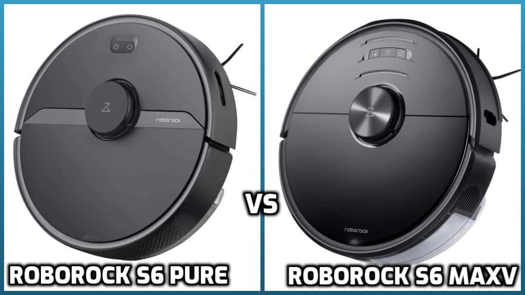 comparison of roborock s6 pure and s6 maxv