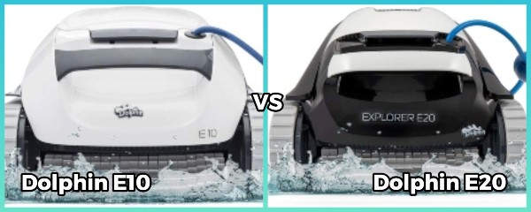 Comparison of dolphin e10 and dolphin e20 robot pool cleaners