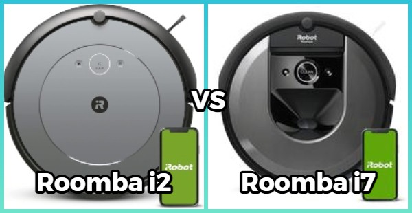 Roomba i2 and Roomba i7 models comparison