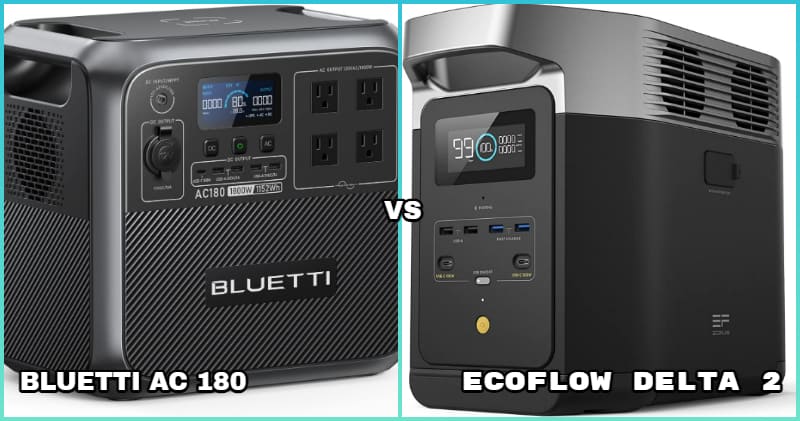 comparison of bluetti ac180 and ecoflow delta 2 models